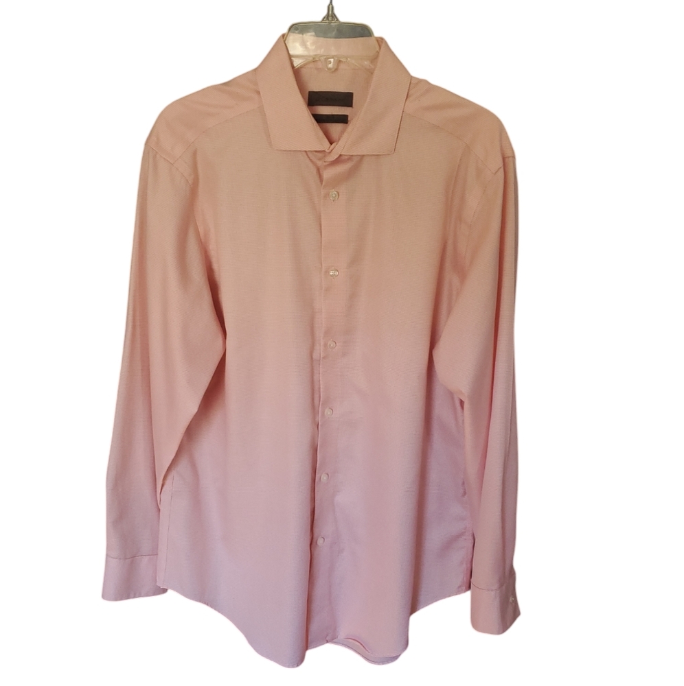 Calvin Klein  slim fit button down shirt size 16 1/2, 32/33